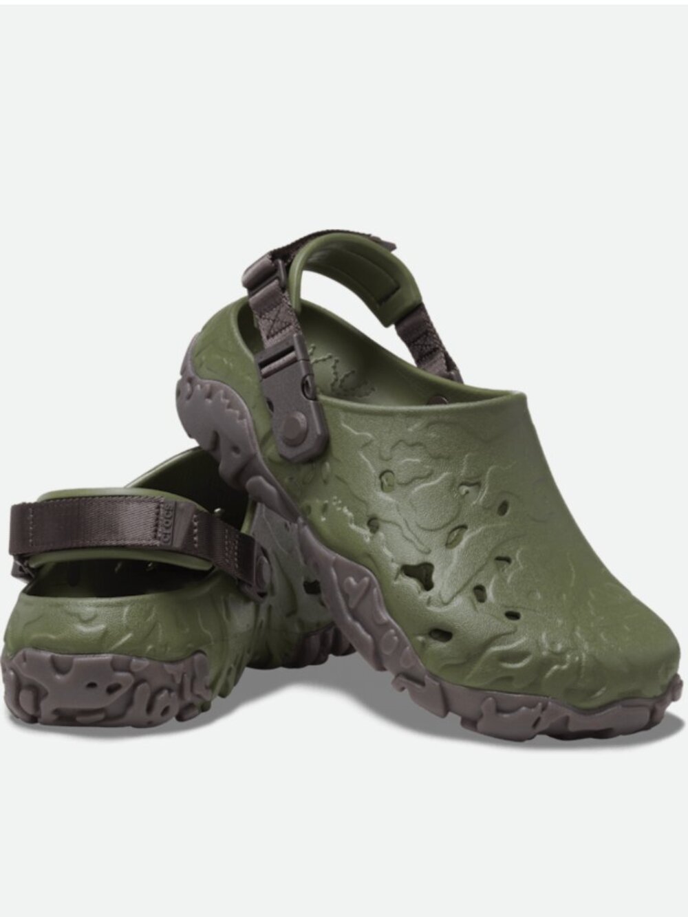 NEW! CROCS ALL-TERRAIN ATLAS CLOG Men's & Women's Outdoor Hike Trail Army Green